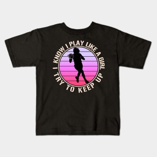 Basketball Girl Kids T-Shirt